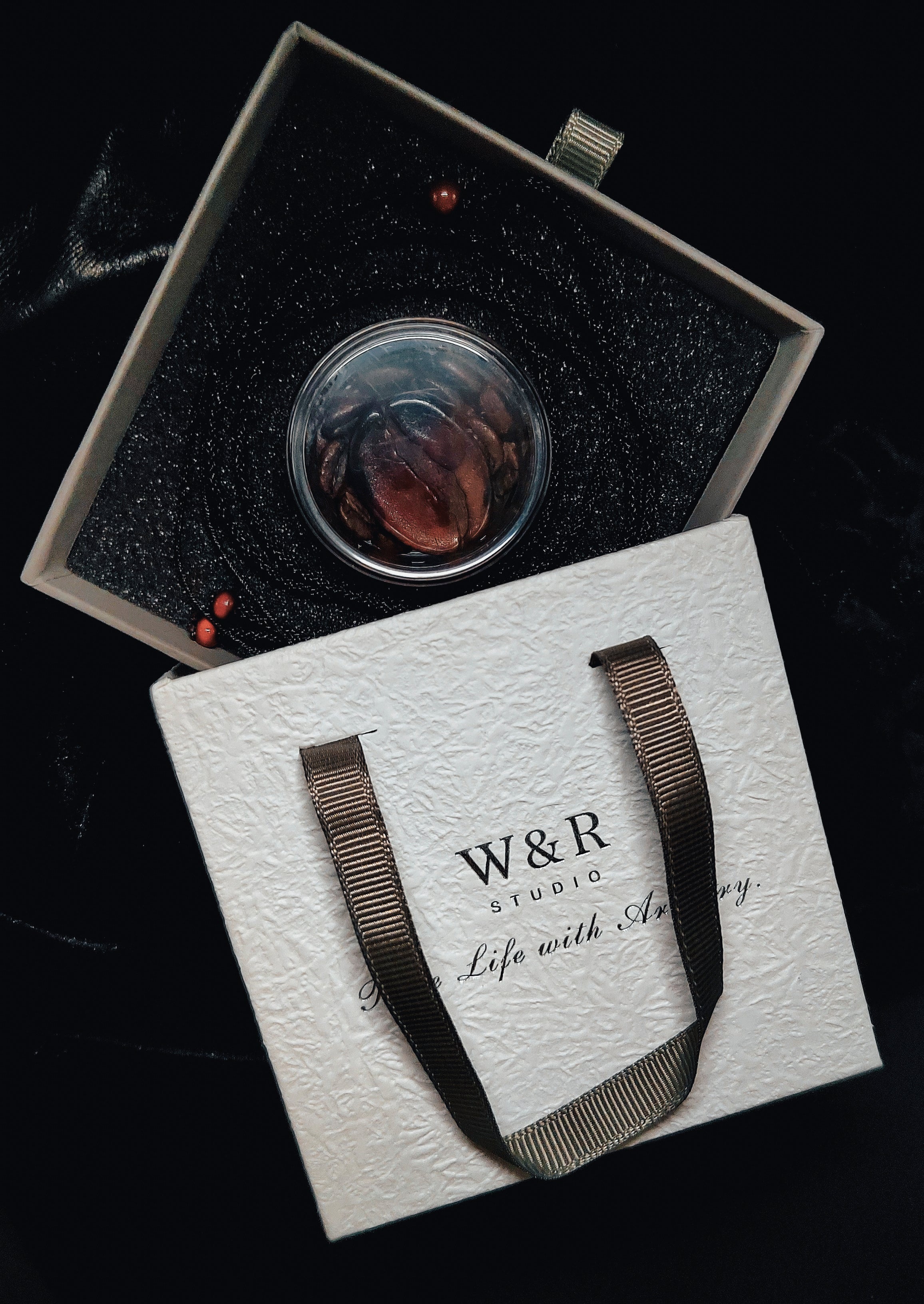 HandcHandcrafted Leather Coffee Bean