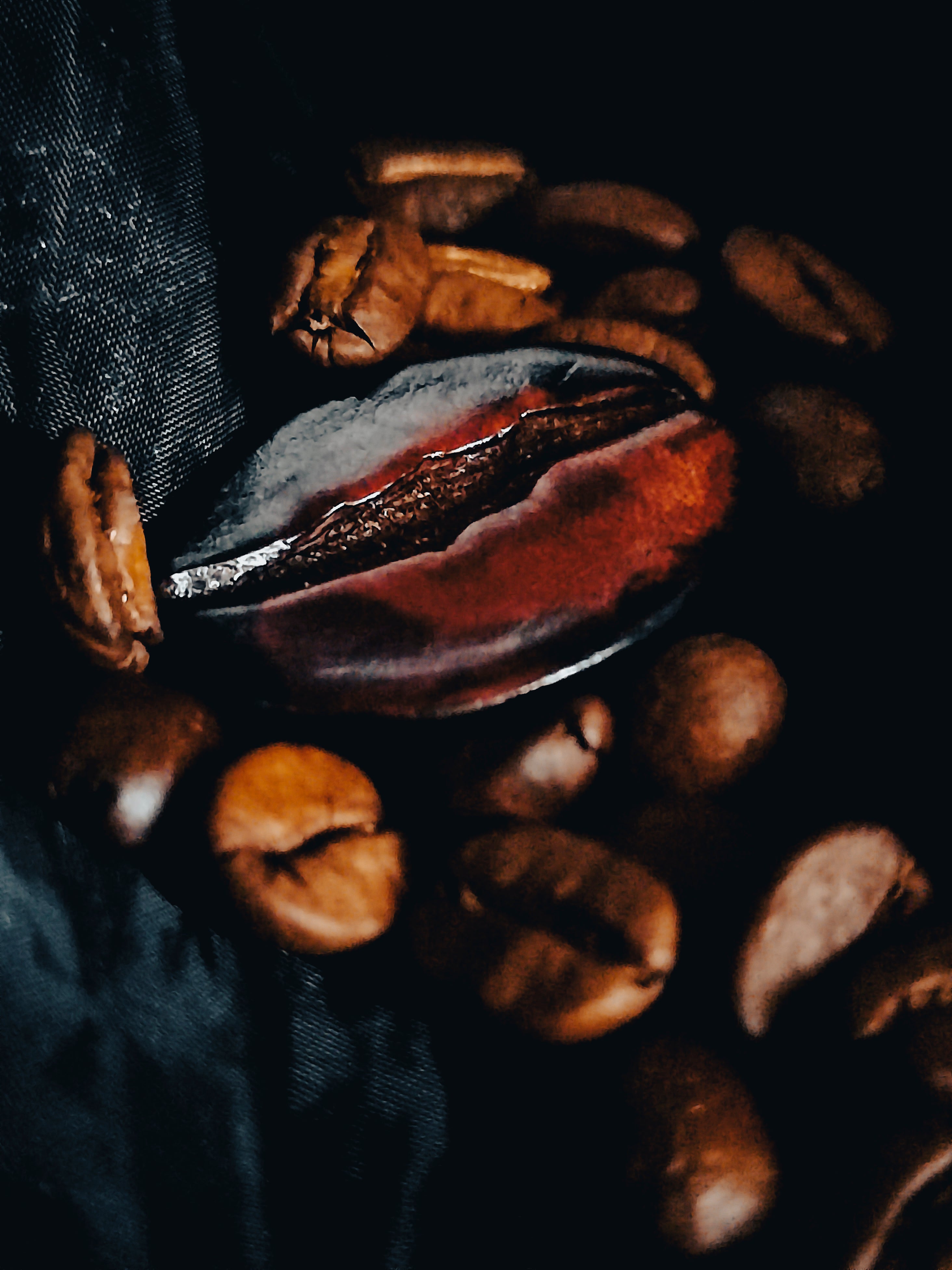 HandcHandcrafted Leather Coffee Bean